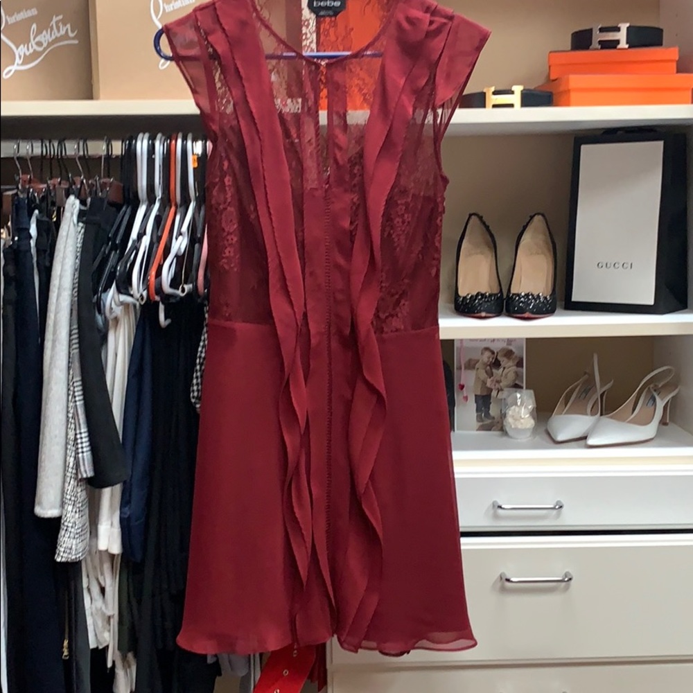 Red Bebe dress